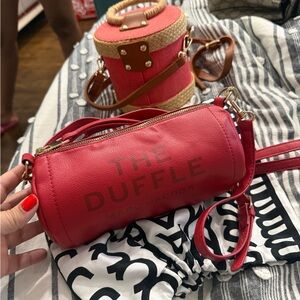 Marc Jacobs Red Duffle Crossbody Bag